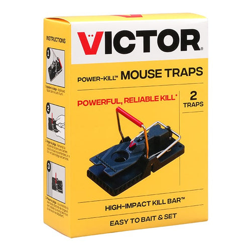 Victor® Power-Kill™ Mouse Trap - 2 Pack
