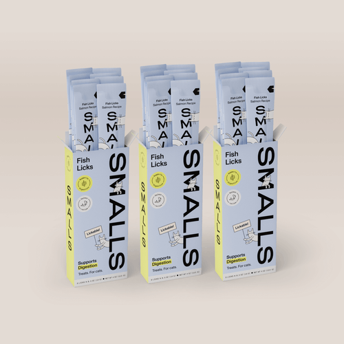 Smalls Fish Licks Digestion Lickable Cat Treats