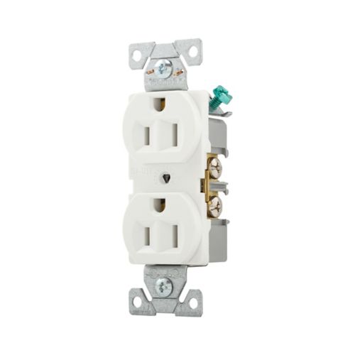 Eaton Commercial Specification Grade Duplex Receptacle BR15W