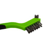 Forney Scratch Brush with Plastic Handle, Stainless, 3 x 7 Rows