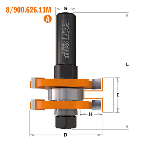 CMT 8/900.626 Tongue & groove set