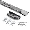 Oregon Lawnmower Blade for 20 in. Deck - 3-in-1 Blade: Mulches, Bags, and Discharges clippings, Universal Fit (UW-20-1M)