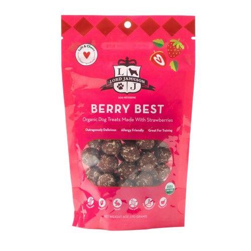 Lord Jameson Berry Best Organic Dog Treats