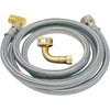 B&K 3/8 In. x 3/8 In. x 48 In. Stainless Steel Dishwasher Connector