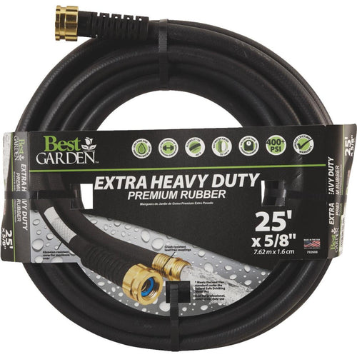 Best Garden 5/8 In. Dia. x 25 Ft. L. Drinking Water Safe Rubber Garden Hose