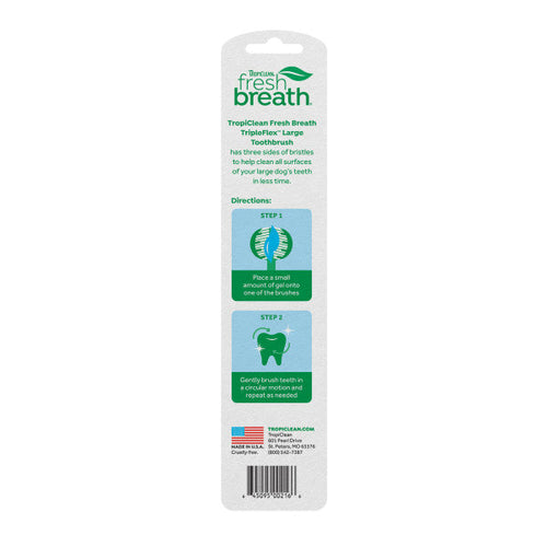 TropiClean Fresh Breath Triple Flex Toothbrush