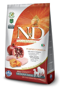 Farmina N&D Pumpkin Formula Medium & Maxi Chicken and Pomegranate Adult Dog Food