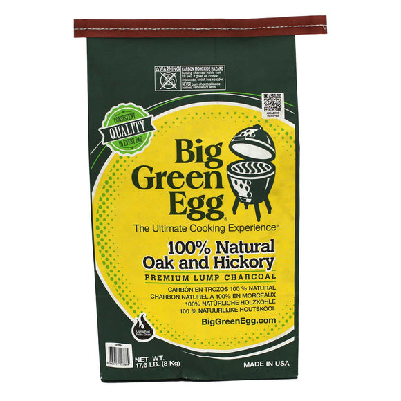 Big Green Egg 100% Natural Oak & Hickory Lump Charcoal (17.6 Lb)