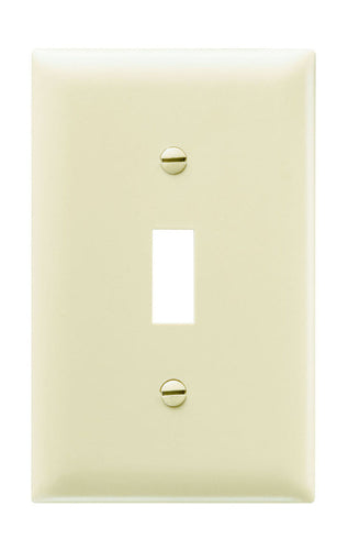 Pass & Seymour Toggle Switch Openings, One Gang, Ivory (Ivory)