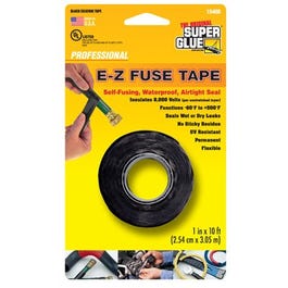E-Z Fuse Silicone Tape, Black, 1-In. x 10-Ft.