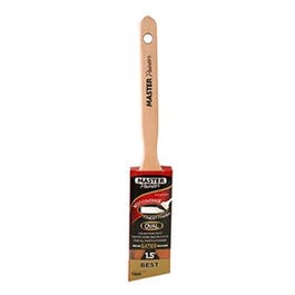 Angle Sash Paint Brush, Semi Oval, 1.5-In.