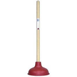 Force Cup Toilet Plunger, 5 x 18-In.