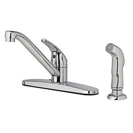 Kitchen Faucet With Spray, Single Lever, Chrome