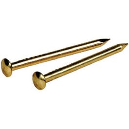 3/4-In. x 18 Brass-Plated Escutcheon Pins, 1-1/2 oz.