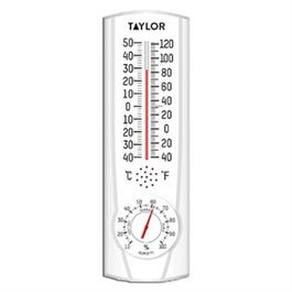 Taylor Indoor Digital Plastic Thermometer with Hygrometer 