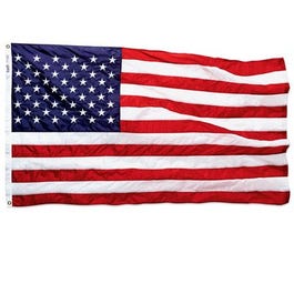 Nylon Replacement U.S. Flag, 2-1/2 x 4-Ft.