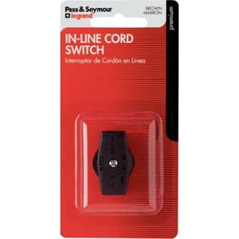 In-Line Cord Switch, Brown