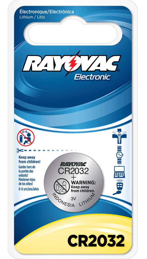 Rayovac KECR20321 CR2032 Lithium CR2032 3V Lithium Stick 1