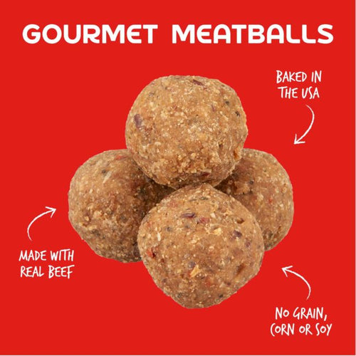 Cloud Star Wag More Bark Less Meatballs: Beef Dog Treats