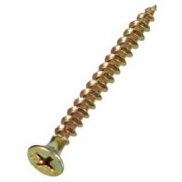 Multi-Use Screws, Flat Phillips, Gold, 2-In. x #6, 50-Pk.