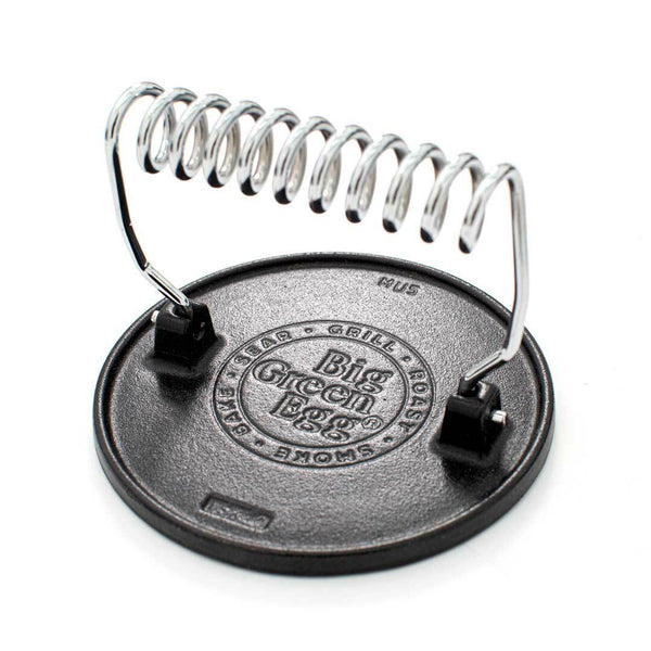 Round Seasoned Cast Iron Grill Press