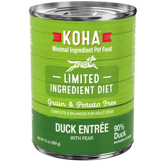 Koha Limited Ingredient Diet Duck Entrée for Dogs (13-oz)