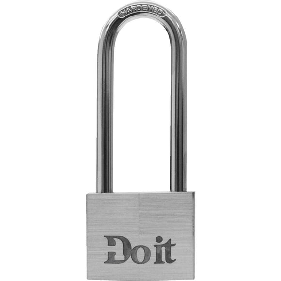 Do it 1-1/2 In. W. Long Shackle Aluminum Padlock