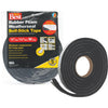 Do it Best 3/4 W x 7/16 T x 10 'L Black Foam Weatherstrip Tape