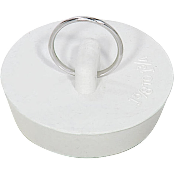 Do it Duo-Fit 1-5/8 In. to 1-3/4 In. White Sink Rubber Drain Stopper