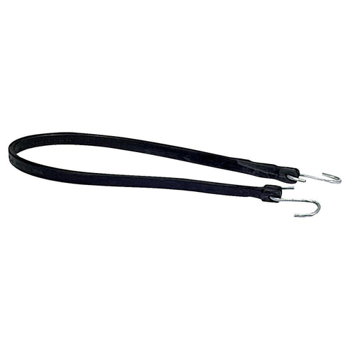 35.5 In. Hook-to-Hook Black Rubber Tarp Strap