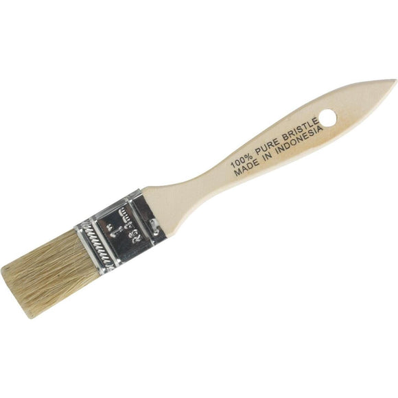 1 In. Flat Chip Natural Bristle Paint Brush