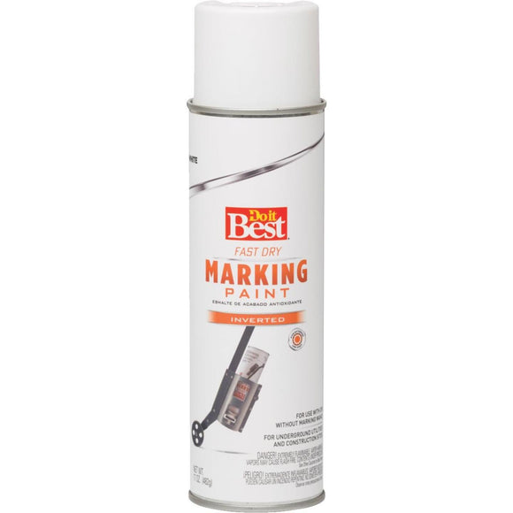 Do it Best White 17 Oz. Inverted Marking Spray Paint