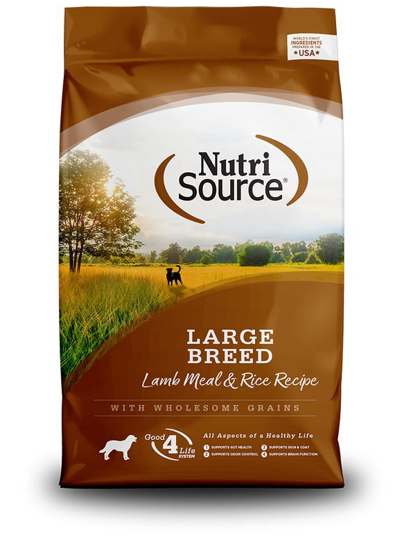 NutriSource® Large Breed Lamb Meal & Rice Recipe Dog Food