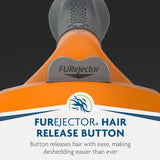FURminator® Undercoat deShedding Tool for Dogs with Long Hair
