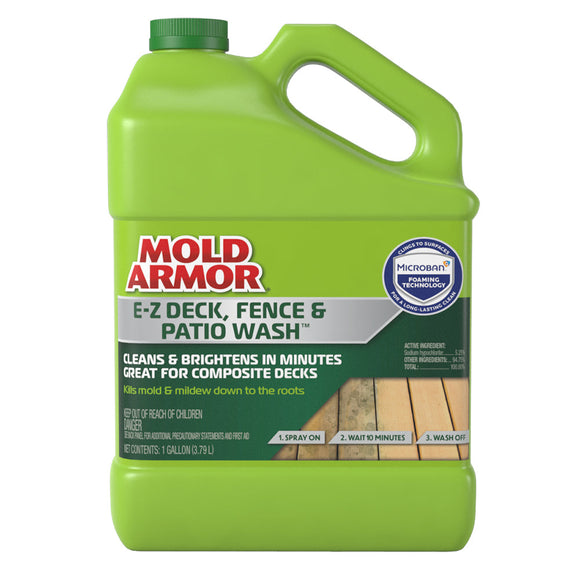 Mold Armor E-Z Deck Wash For Wood Surfaces, Composite Deck & Fence, 1 Gal.