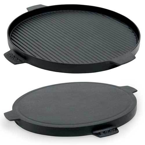Big Green Egg Dual-Sided Cast Iron Plancha Griddle